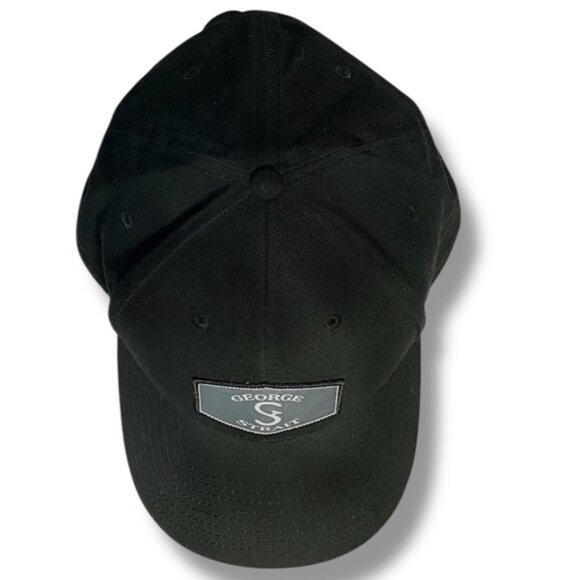 George Strait Hat Baseball Cap Country Western Music 6 Panel Adjustable Black - Picture 3 of 16